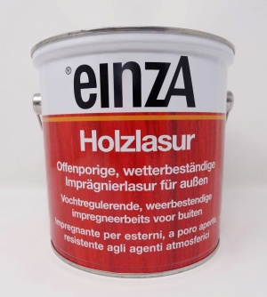 einzA 2.5 Liter, Holzlasur, Holzschutz Mahagoni