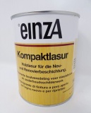 einzA 0.75 Liter, Kompaktlasur, Holzschutz Kalkweiß